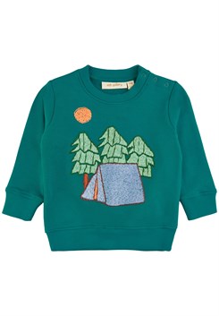 Soft Gallery Buzz Camping Sweatshirt - Deep lake